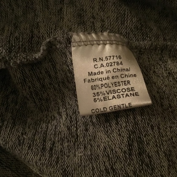 Papillon grey sweater dress with removable scarf - Picture 9 of 10